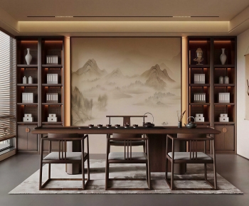 New Chinese Style Tea House-ID:106492042