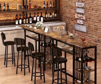 Industrial Style Counter Bar-ID:368710992