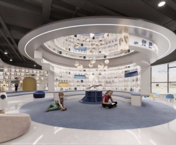 Modern Exhibition Hall-ID:874835972