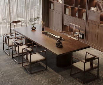 New Chinese Style Tea Tables And Chairs-ID:907331945