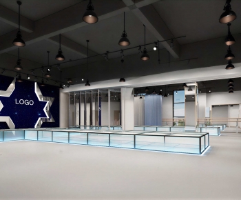 Modern Exhibition Hall-ID:256679144