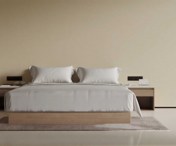 Modern Double Bed-ID:215228088