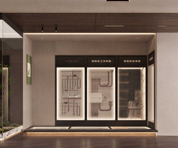 Modern Exhibition Hall-ID:678621051