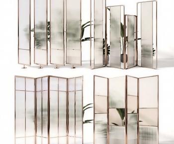 Modern Glass Screen Partition-ID:204325919