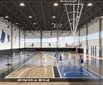 Modern Basketball Arena-ID:822771075