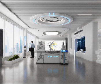 Modern Exhibition Hall-ID:194924121