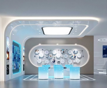 Modern Exhibition Hall-ID:373903046