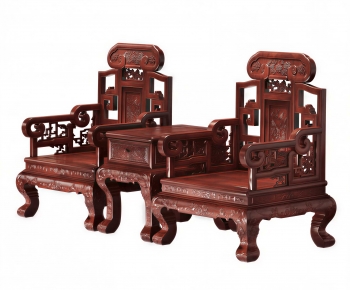 Chinese Style Single Sofa-ID:516961105