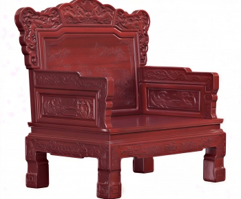 Chinese Style Single Sofa-ID:554716118