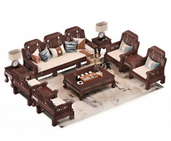 Chinese Style Sofa Combination-ID:137182002