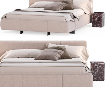 Modern Double Bed-ID:879874946