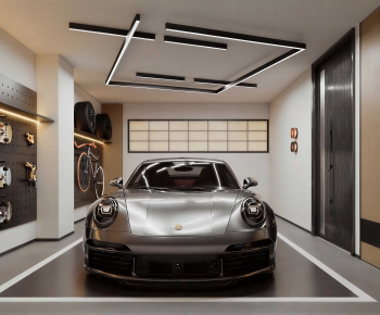 Modern Underground Garage-ID:442543987