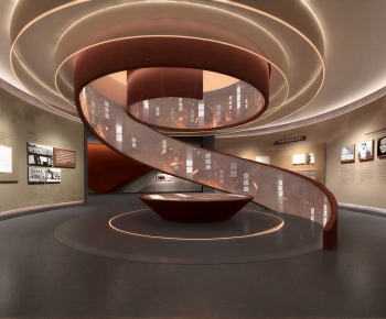 Modern Exhibition Hall-ID:562969921