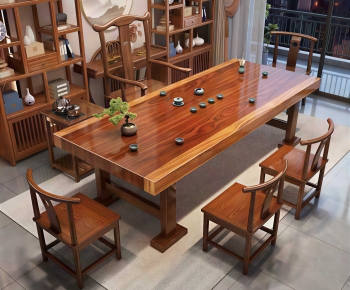 New Chinese Style Tea Tables And Chairs-ID:533719155