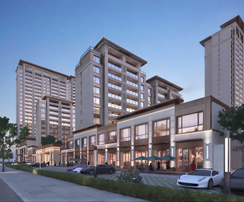 Modern Appearance Of Commercial Building-ID:749866962