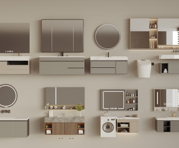 Modern Bathroom Cabinet-ID:833647018