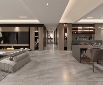 Modern A Living Room-ID:988002061