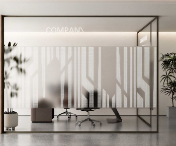 Modern Glass Screen Partition-ID:751975061