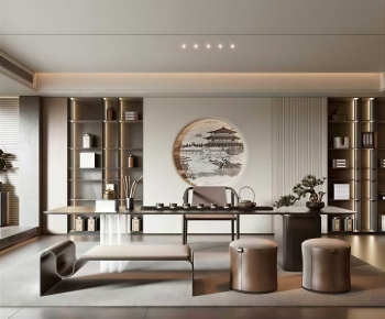 New Chinese Style Tea House-ID:248933089