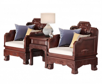 Chinese Style Single Sofa-ID:993220858