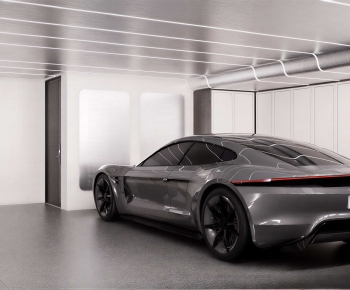 Modern Underground Garage-ID:392836091