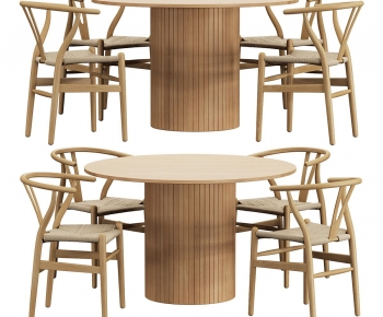 Modern Dining Table And Chairs-ID:791306979