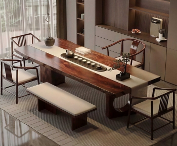 New Chinese Style Tea Tables And Chairs-ID:333503967