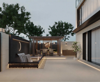 Modern Courtyard/landscape-ID:260441062