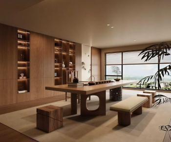 New Chinese Style Tea House-ID:214858063