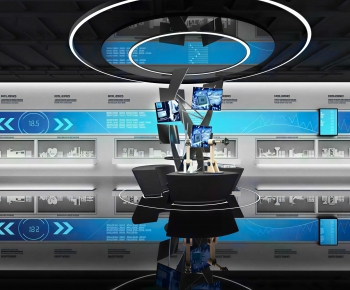 Modern Exhibition Hall-ID:322732937