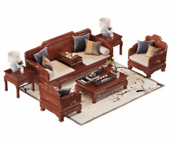 Chinese Style Sofa Combination-ID:228511108