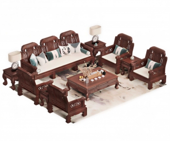 Chinese Style Sofa Combination-ID:145903114