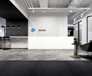 Modern Office Reception Desk-ID:191309933