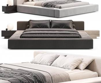 Modern Double Bed-ID:684416066