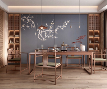 New Chinese Style Dining Room-ID:320022115