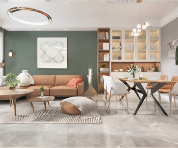 Nordic Style A Living Room-ID:660015117