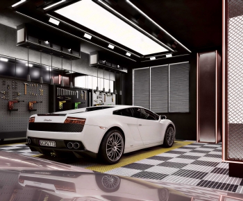 Modern Automobile Repair Shop-ID:541490086