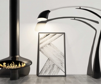 Modern Fireplace-ID:631686935