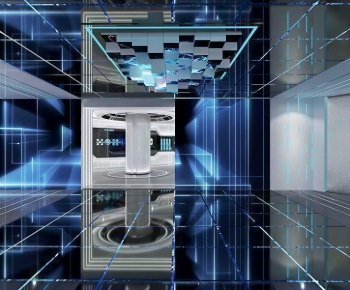 Modern Exhibition Hall-ID:707082994