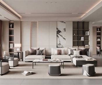 Modern A Living Room-ID:519895084