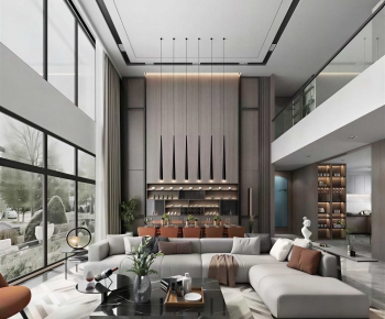 Modern A Living Room-ID:704851286