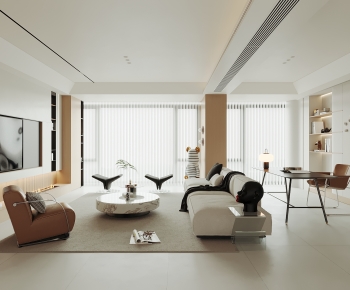 Modern A Living Room-ID:923341997