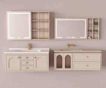 European Style Bathroom Cabinet-ID:981174952
