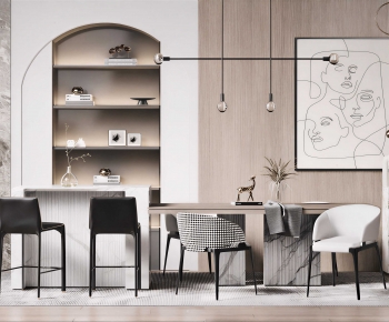 Modern Dining Table And Chairs-ID:456403974