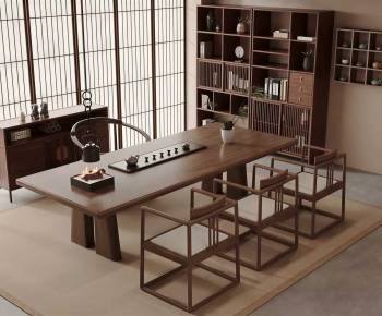 New Chinese Style Tea Tables And Chairs-ID:782984021