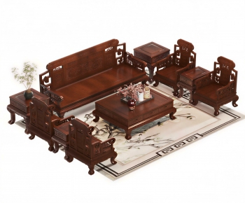 Chinese Style Sofa Combination-ID:567640075