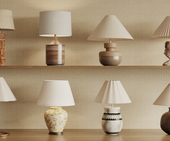 Wabi-sabi Style Table Lamp-ID:815516959