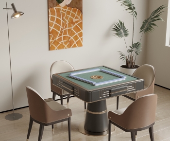 Modern Mahjong Tables And Chairs-ID:339772946
