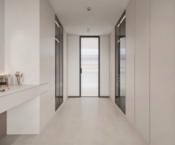 Modern Clothes Storage Area-ID:221731907