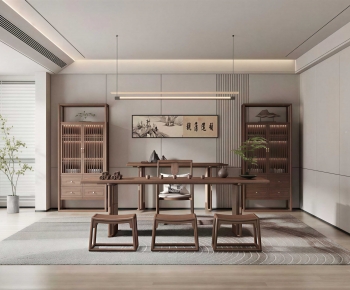 New Chinese Style Tea House-ID:199656961